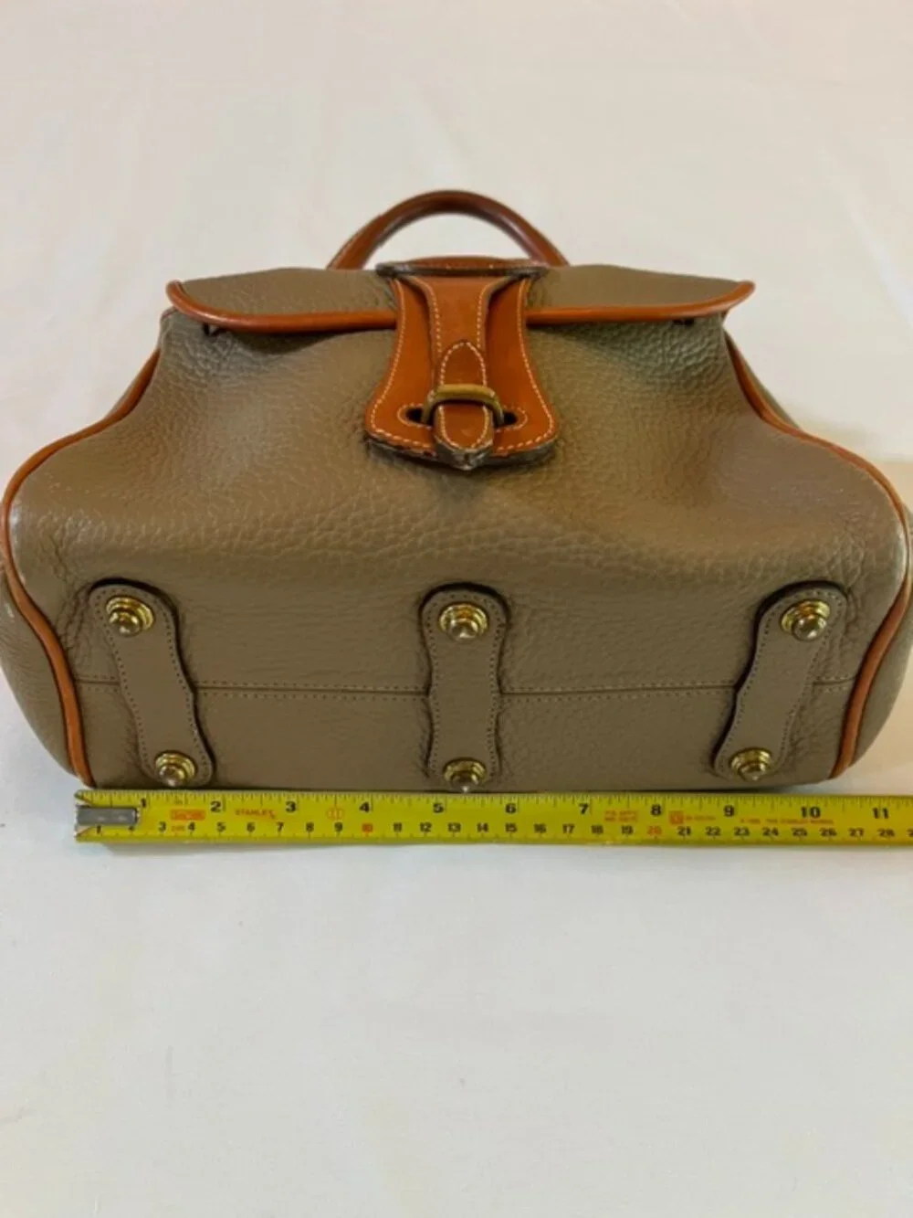 DOONEY & BOURKE | Taupe Essex Carrier Bag Top Handle-Vintage
